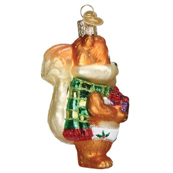 Silly Christmas Squirrel Ornament with Keepsake Box | Old World Christmas | NWT - Picture 2 of 8